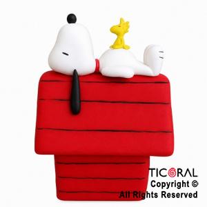 ADORNO SNOOPY CASITA PORCELANA FRIA
